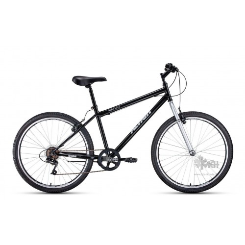 Велосипед 26"" ALTAIR MTB HT 1.0 рост 17"", 6ск., чёрный/серый