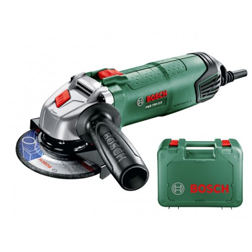 Шлифмашина угловая BOSCH PWS 750-115 кейс