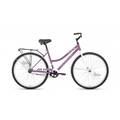 Велосипед 28"" ALTAIR City low женск.рама, рост 19"", фиолетовый/белый