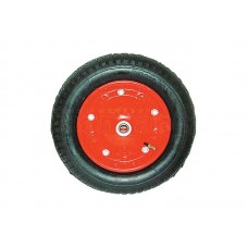Колесо д/тележки 3.00-8 воздушное 20мм красн.