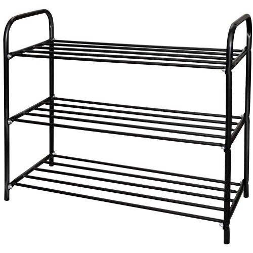 Этажерка для обуви Nika Комфорт3 ЭТК3/Ч чёрный