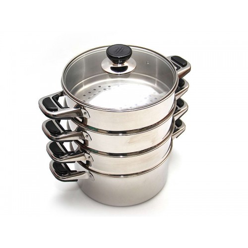 Мантоварка КАТУНЬ КТ-224M 4 секции, D22см.