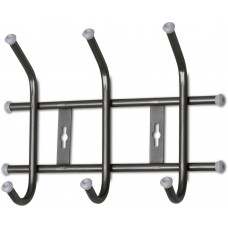 Вешалка настенная Nika 3 крючка ВНТ3 чёрный