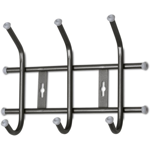 Вешалка настенная Nika 3 крючка ВНТ3 чёрный