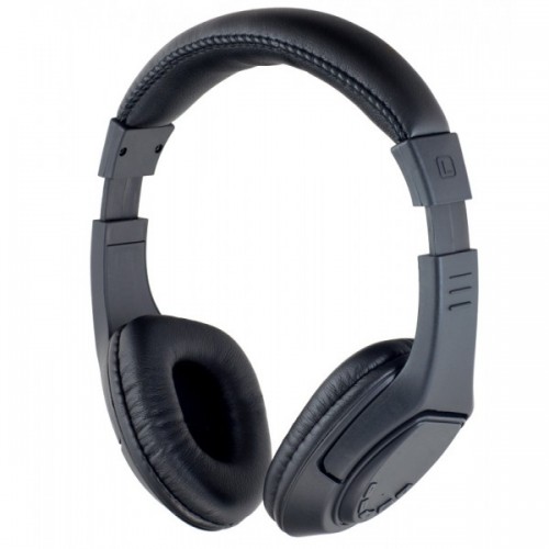 Наушники Беспроводные накладные с мик. Perfeo BT RIDERS черные с FM/MP3