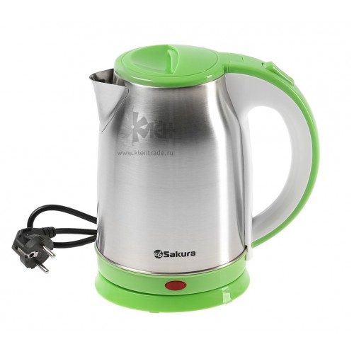 Чайник SAKURA SA-2147G (1,8л.) нерж/зел д