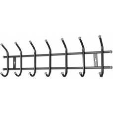 Вешалка настенная Nika 7 крючков ВНТ7/Ч чёрный