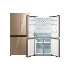 Холодильник Бирюса CD 466 GG беж/стекло 4 двери, дисплей Cross Door