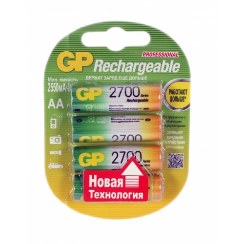 Аккумулятор GP 2700 mA R6 BL-4