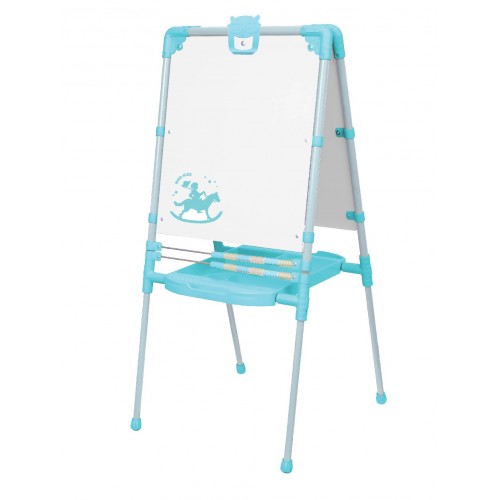 Мольберт напольный двухсторонний арт. М2Р/2 бирюзовый с белым