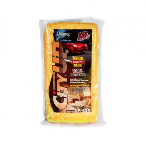 Салфетка из микрофибры набор 10шт. 30*30см. CА-120
