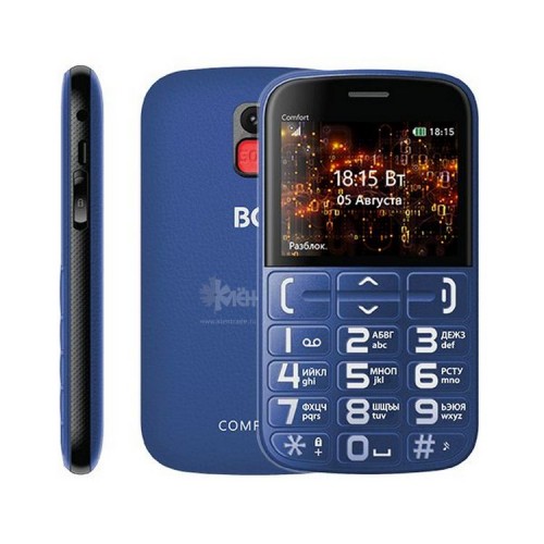 Телефон сотовый BQ M-2441 Comfort Blue Black