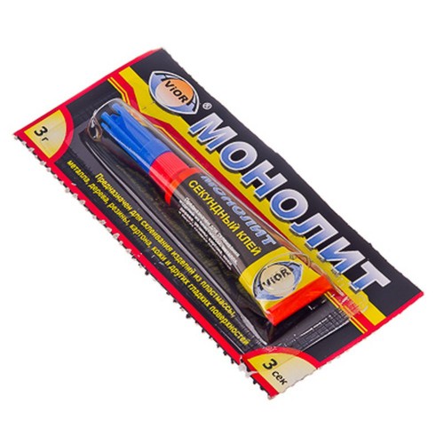 Клей-Супер ""Монолит"" 3гр. секундный 403-001