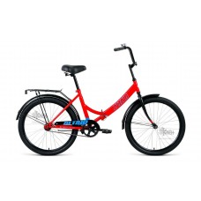 Велосипед 24"" ALTAIR City складная рама, рост 16"", красный/голубой