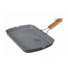 Сковорода-гриль WINNER WR-8167 мраморное покрытие 36*24см. прямоуг, складная ручка
