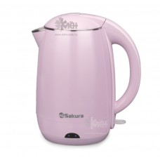 Чайник SAKURA SA-2157P(1,8л.) неж. ненагревающ. корпус. эффект термоса ,розов