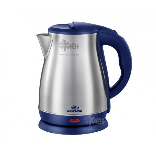Чайник ДОБРЫНЯ DO-1242 (1,8л.) син ручка