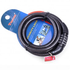 Замок вело 8*1200мм. трос, кодовый ASL064 39054