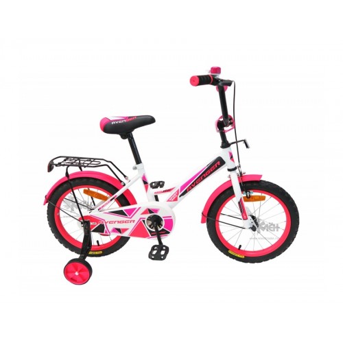 Велосипед 16"" AVENGER New Star белый/розовый
