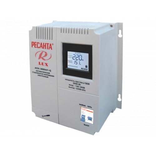 Стабилизатор Ресанта АСН-3000Н/1-Ц 63/6/21 Lux