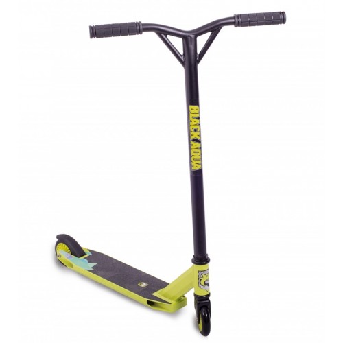 Самокат трюковой STUNT SCOOTER-2 чёрно-лаймовый