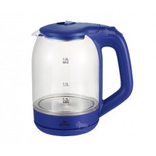 Чайник ДОБРЫНЯ DO-1238D (1,8л.) стекло син