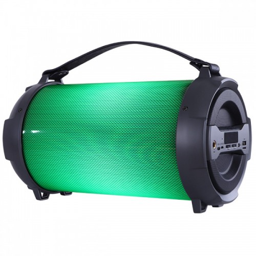 Колонка- труба портативная Perfeo Bluetooth TERCERO LIGHT 18Вт 3000mAh черн. с подсветкой 4187