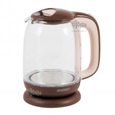 Чайник Energy E-281 1,7л корич стекло 164116