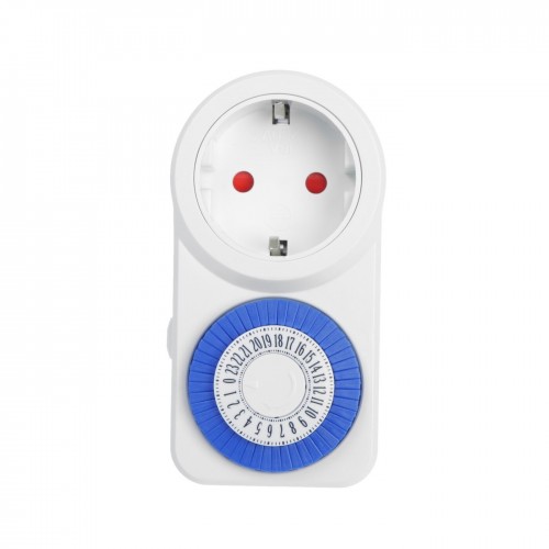 Таймер механический розеточный LuazON 16A, 220В, шаг 30мин. 4157153