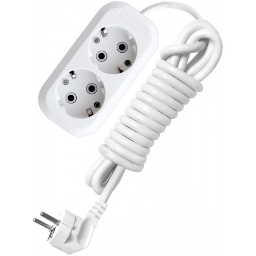 Удлинитель Универсал Е-302 2гн. 2м., с/з, 16А