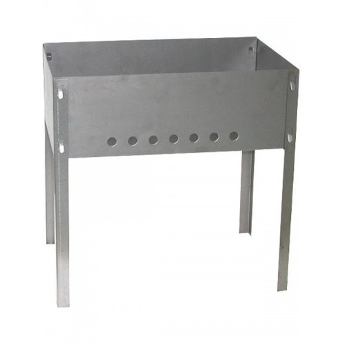 Мангал 500*300*500 в коробке (0,8мм) Стандарт 802-126 зелен.упак