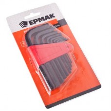 Набор ключей шестигранников ЕРМАК 9шт. 1,5-10мм. 657-011