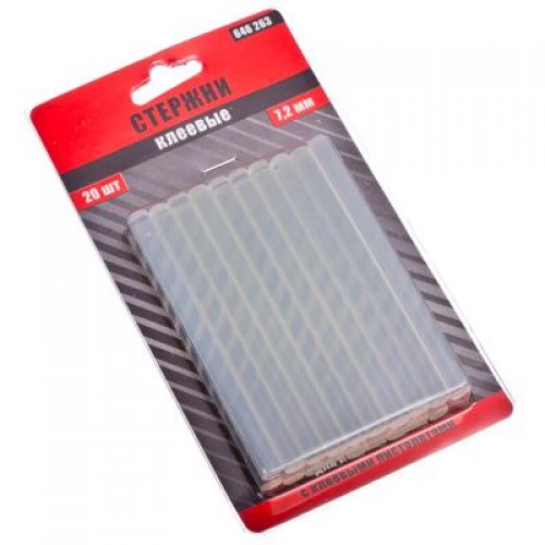 Стержни клеевые 20шт (7,2*100мм) 646-263