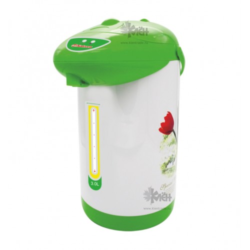 Чайник-термос SAKURA SA-353WGR (3,5л.) бел/зел.