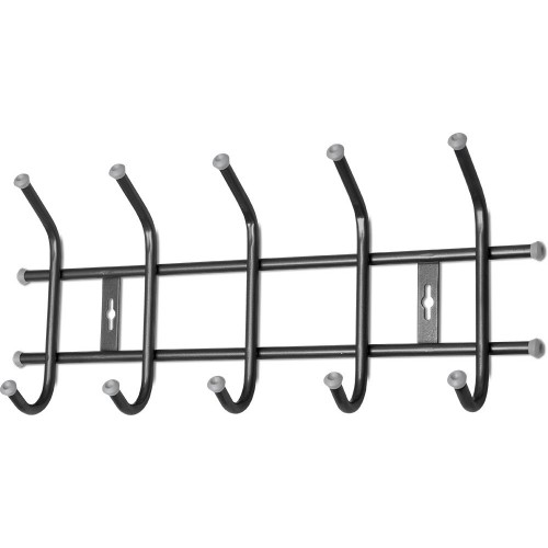 Вешалка настенная Nika 5 крючков ВНТ5/Ч чёрный