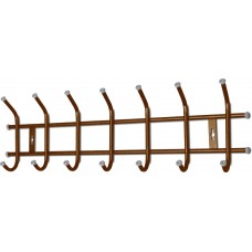 Вешалка настенная Nika 7 крючков ВНТ7/А медный антик