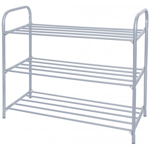 Этажерка для обуви Nika Комфорт3 ЭТК3/С серебряный