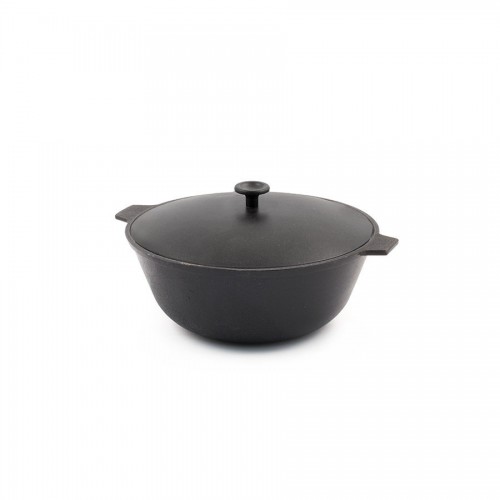 Кастрюля чугунная 4л. Камская Ка41 алюм.крышка