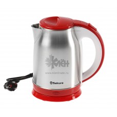 Чайник SAKURA SA-2147R (1,8л.) нерж/красный
