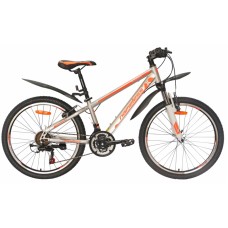 Велосипед 24"" NAMELESS S4200 рост 13"", 21ск., серый/оранжевый
