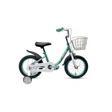 Велосипед 18"" FORWARD Barrio с корзиной, бирюзовый