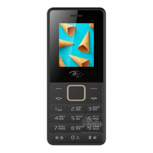 Телефон сотовый ITEL IT2160 Black/черный