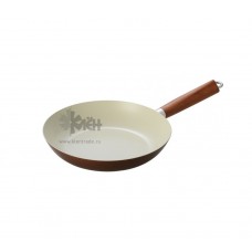 Сковорода d30 WINNER WR-6641 керамич.покр., ручка деревянная