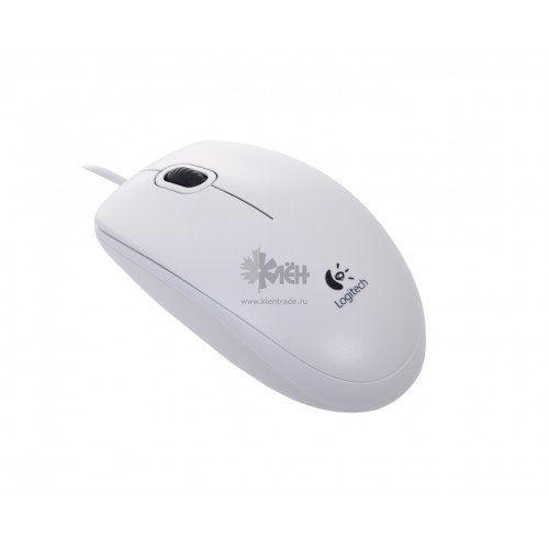 Мышь Logitech B100 белый оптическая (800dpi) USB (2but)