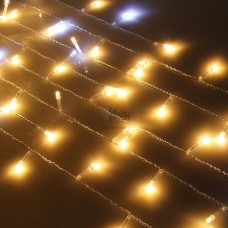 Гирлянда эл. Бахрома Сноу Бум 80LED 2,5*0,3*0,7м. шампань прозр.провод 382-027