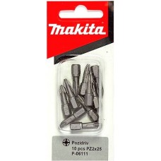 Набор бит Makita Pozidriv (P-06111) (10пред.) для шуруповертов