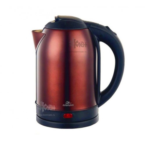 Чайник ДОБРЫНЯ DO-1233R (2л.) нерж.шоколад