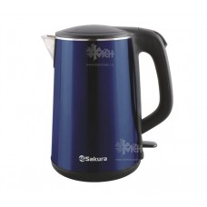 Чайник SAKURA SA-2156MBL (1,8л.) син металик/ черн
