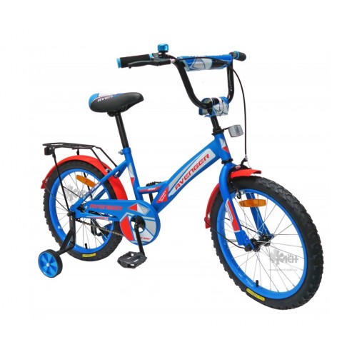 Велосипед 16"" AVENGER New Star голубой/красный