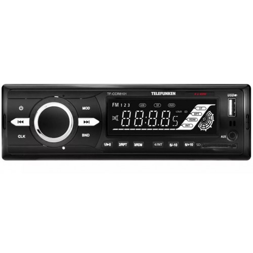 А/магнитола TELEFUNKEN TF-CCR8101 черный